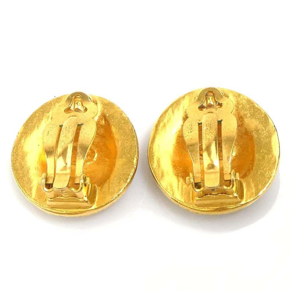 Chanel Cc Logo Clip-On Earrings Gold- #266446C69B - Picture 4 of 7